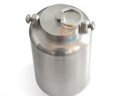 Tungsten shielded container